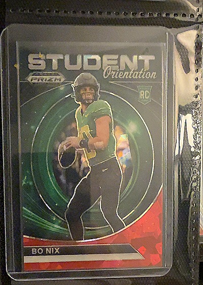 2024 Panini Prizm Draft Picks Student Orientation #SO-BN Bo Nix — front