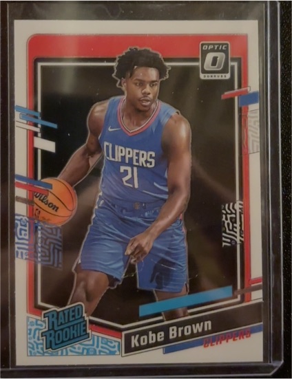 2023-24 Panini Donruss Optic #232 Kobe Brown — front