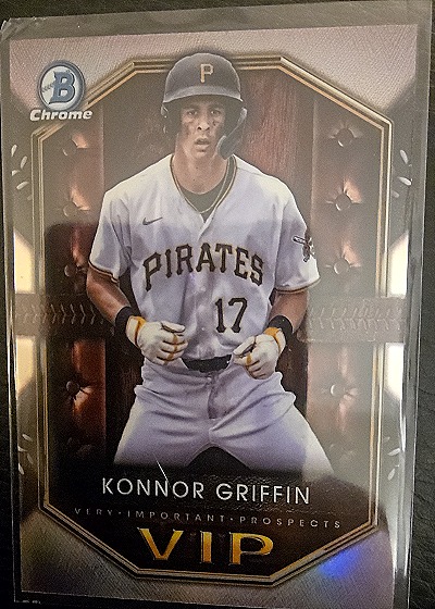 2025 Bowman Chrome #VIP-20 Konnor Griffin — front