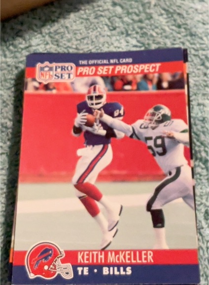 1990 Pro Set #726 Keith McKeller — front