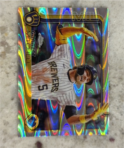 2025 Topps Chrome #28 Garrett Mitchell — front