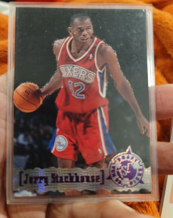 1995-96 Topps Stadium Club #329 Jerry Stackhouse — front