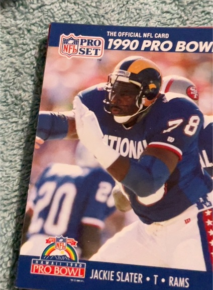 1990 Pro Set Pro Bowl #417 Jackie Slater — front