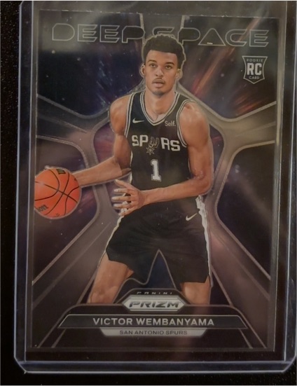 2023-24 Panini Prizm Deep Space #1 Victor Wembanyama — front