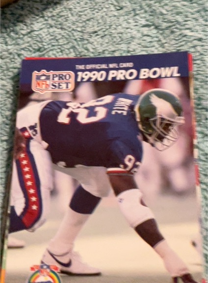 1990 Pro Set #423 Reggie White Philadelphia Eagles — front