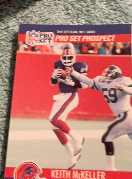 1990 Pro Set #287 Keith McKeller — front