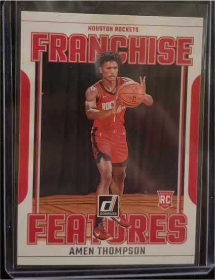 2023-24 Panini Donruss #26 Amen Thompson Franchise Features Rookie — front