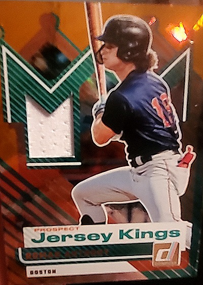 2025 Donruss Baseball Jersey Kings #JK-BW Bobby Witt Jr. — front