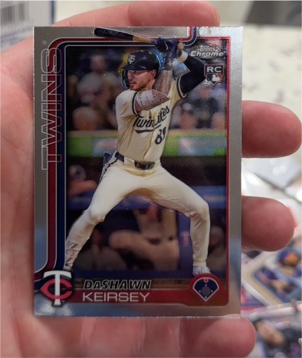 2025 Topps Chrome #19 DaShawn Keirsey — front