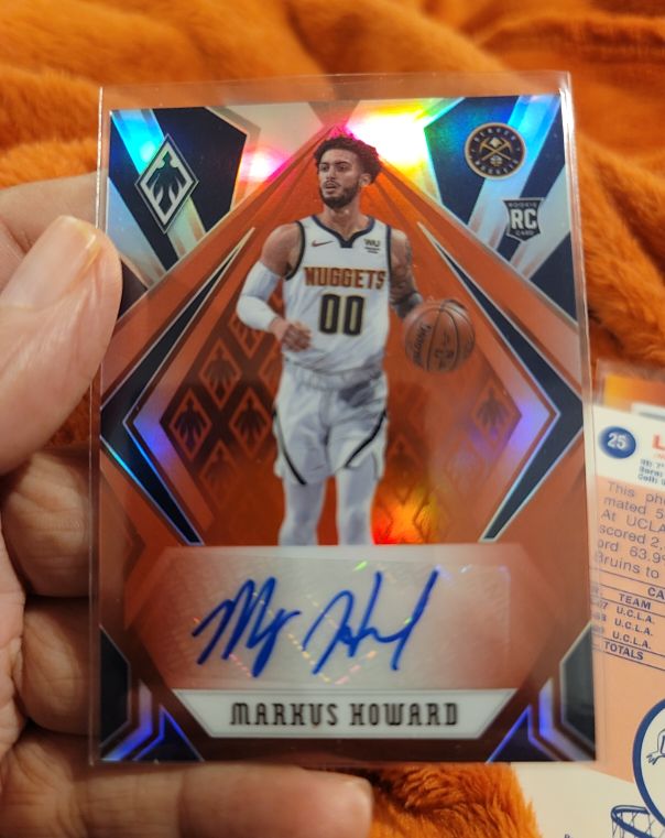 2020-21 Panini Chronicles Phoenix #PH-MKH Markus Howard — front