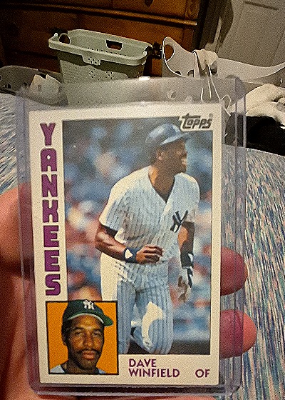 1984 Topps #460 Dave Winfield — front