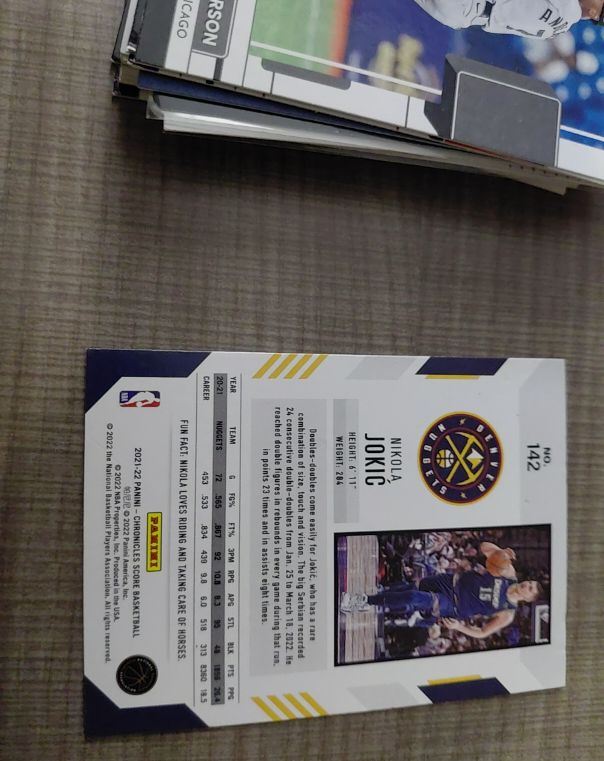 2022-23 Panini Chronicles #142 Nikola Jokic — front