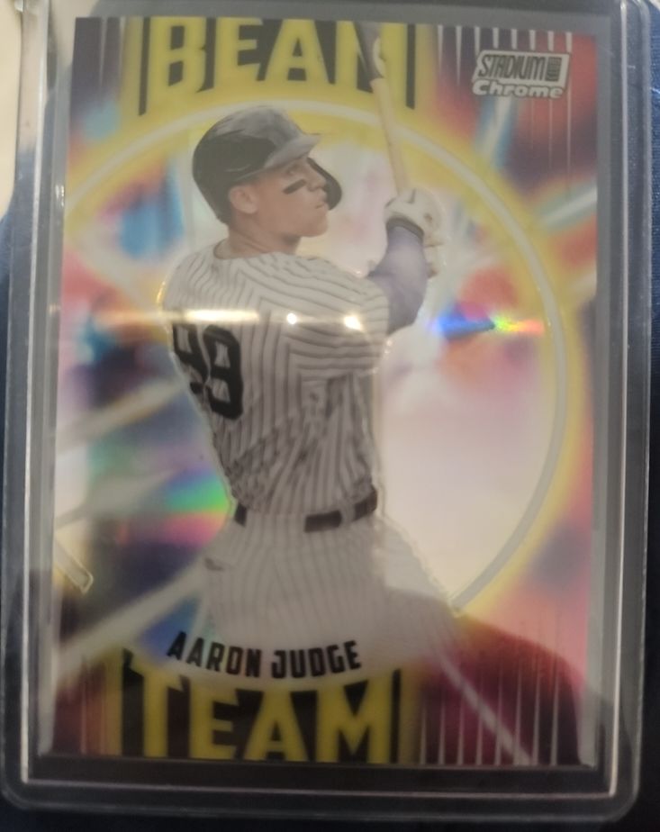 2022 Topps Stadium Club Chrome #BT-12 Aaron Judge Beam Team — front