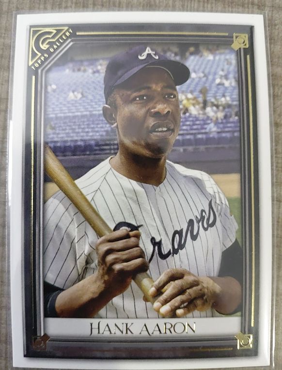 2021 Topps Gallery #98 Hank Aaron — front