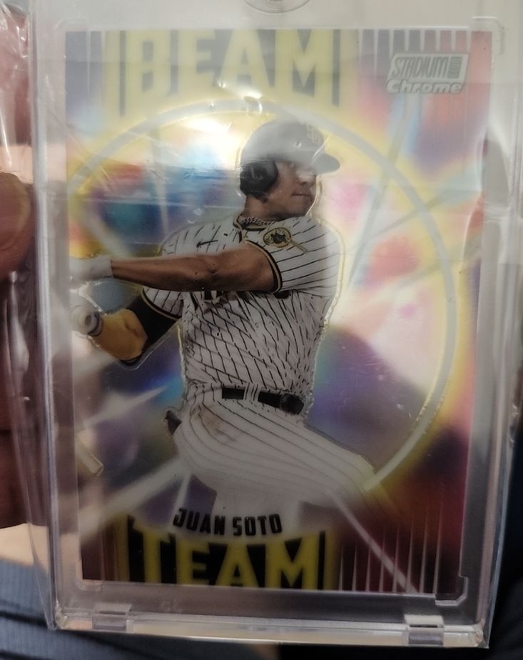 2022 Topps Stadium Club Chrome #BT-4 Juan Soto Beam Team — front