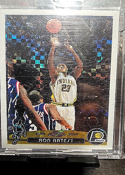 2003-04 Topps Chrome #57 Ron Artest — front