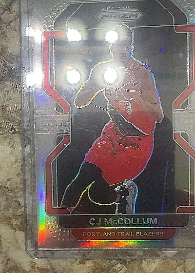 2021 Panini Prizm #63 CJ McCollum — front