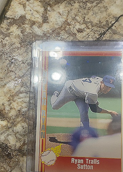 1991 Pacific Nolan Ryan Texas Express #189 Ryan Trails Sutton — front