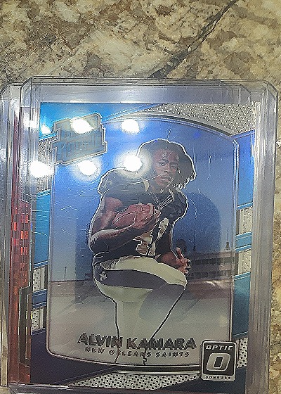 2017 Donruss Optic #199 Alvin Kamara — front