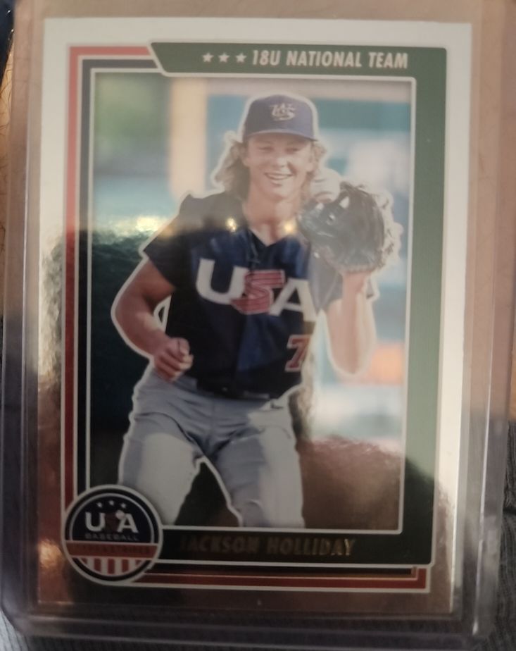 2022 Panini USA Baseball Stars & Stripes #57 Jackson Holliday — front