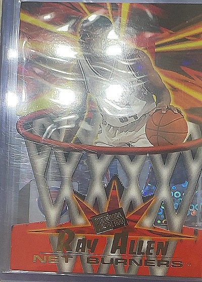 1996 Press Pass Net Burners #NB39 Ray Allen — front