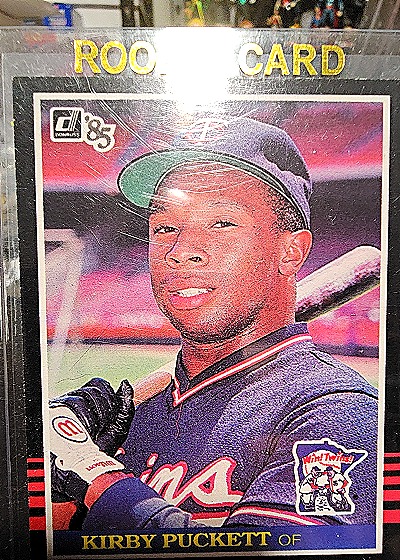 1985 Donruss #438 Kirby Puckett Rookie Card — front