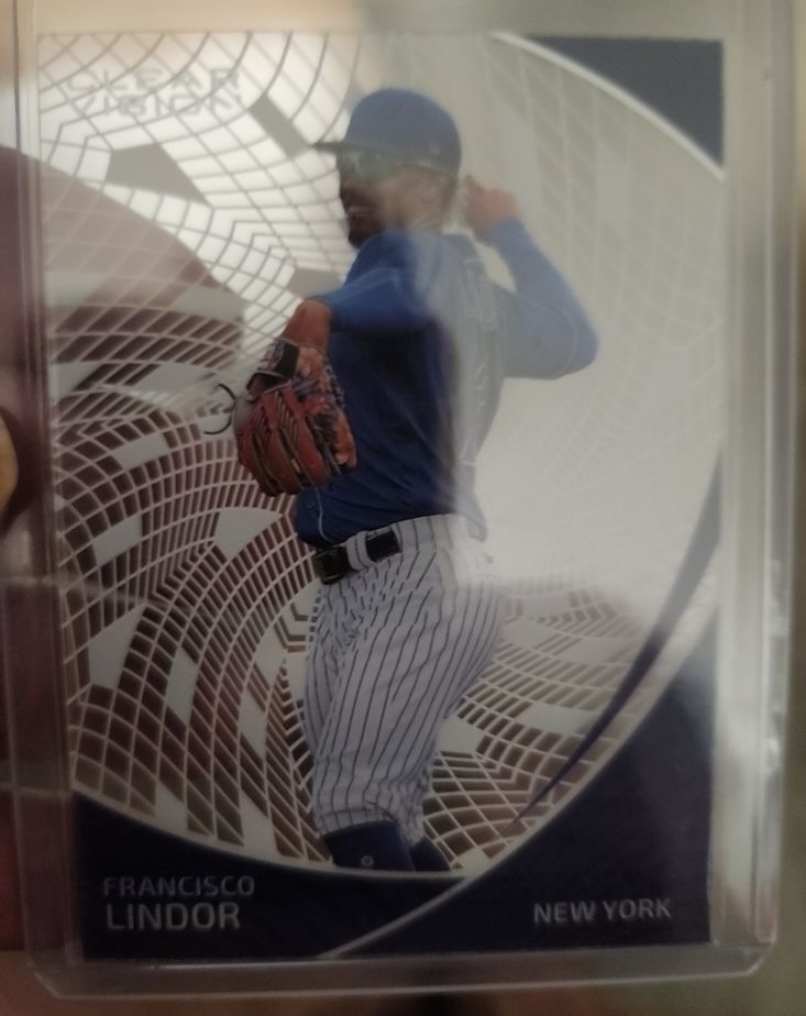 2022 Panini Chronicles Clear Vision #5 Francisco Lindor — front