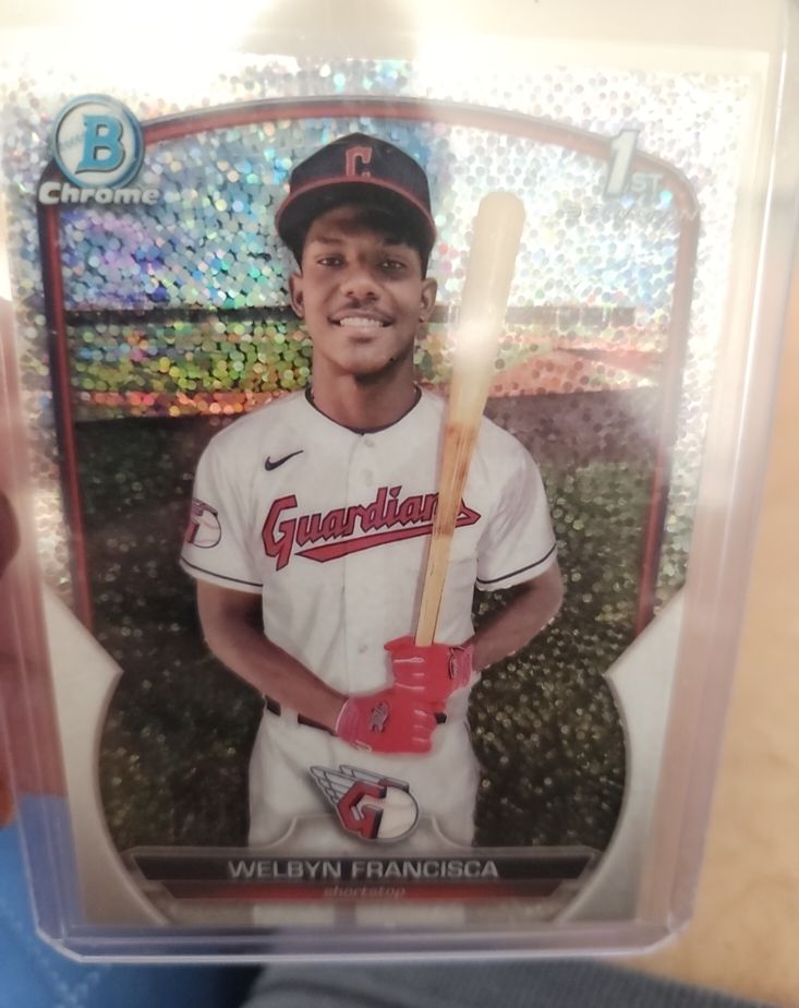 2023 Bowman Chrome #BCP-228 Welbyn Francisca 1st Bowman — front