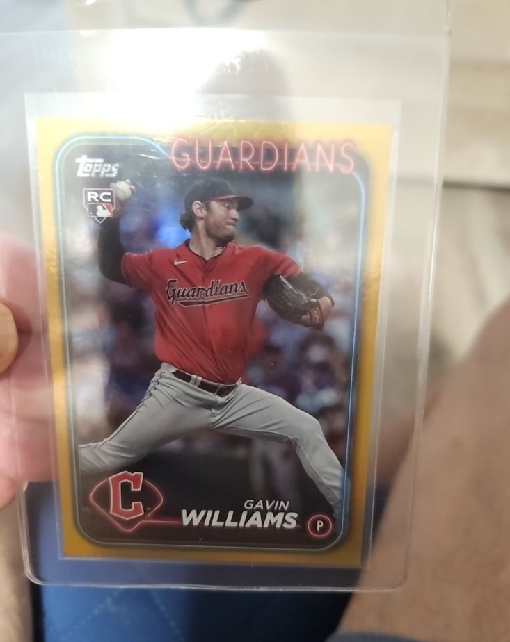 2024 Topps Series 1 #242 Gavin Williams — front