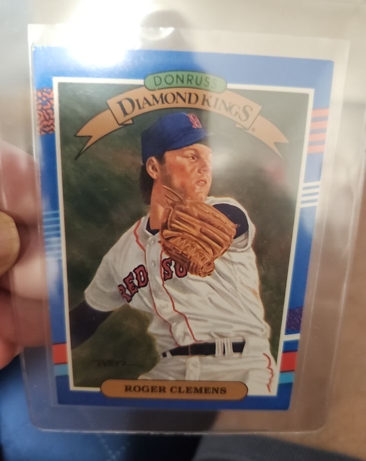 1991 Donruss Diamond Kings #9 Roger Clemens — front