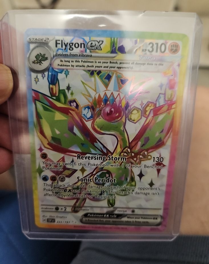 2024 Pokémon TCG Surging Sparks #222 Flygon ex — front