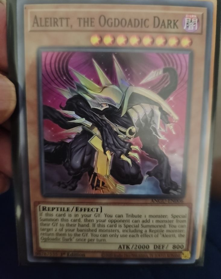 2020 Yu-Gi-Oh! ANGU-EN006 Aleirtt, the Ogdoadic Dark — front
