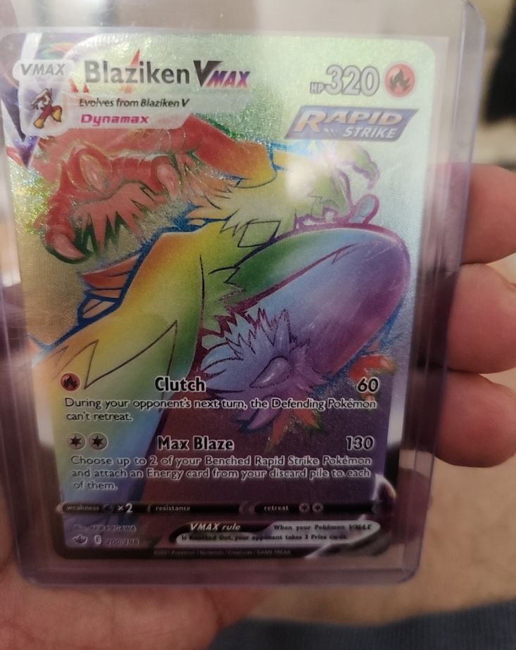 2021 Pokémon TCG Chilling Reign #200 Blaziken VMAX — front