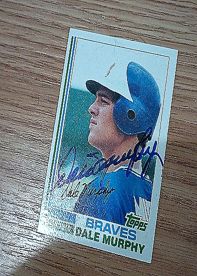 1982 Topps #668 Dale Murphy — front