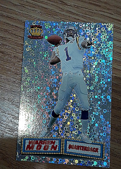 1994 Pacific Crown Prism Football #21 Warren Moon — front