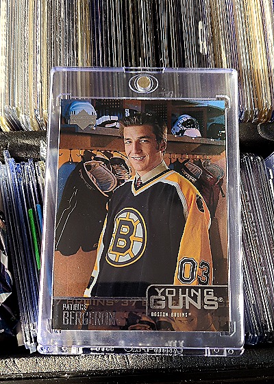 2003-04 Upper Deck Young Guns #204 Patrice Bergeron — front