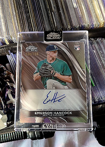 2024 Topps Chrome Black #CBA-EH Emerson Hancock — front