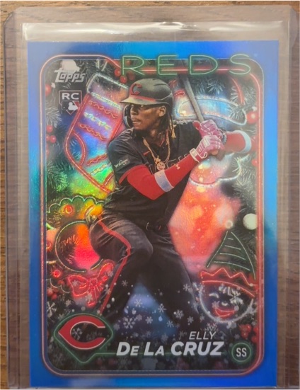 2024 Topps Holiday #H102 Elly De La Cruz — front