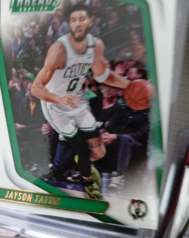 2021-22 Panini Chronicles Threads #96 Jayson Tatum — front