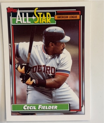 1992 Topps #397 Cecil Fielder — front