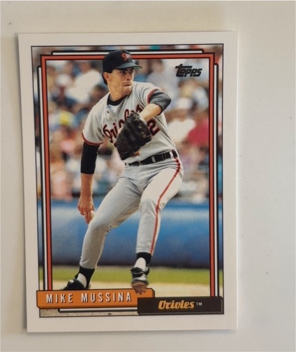 1992 Topps #242 Mike Mussina — front