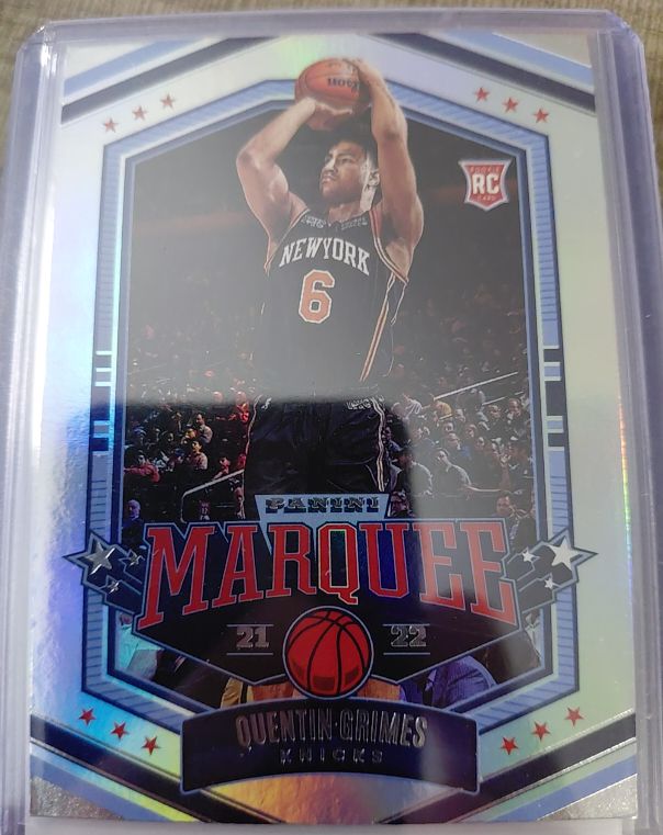 2021-22 Panini Chronicles Marquee #354 Quentin Grimes — front