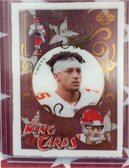 2021 Panini Illusions King of Cards #KC-1 Patrick Mahomes II — front
