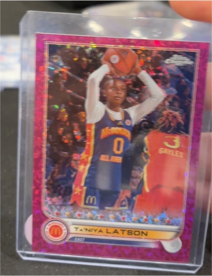 2022 Topps Chrome McDonald's All American #29 Ta'Niya Latson — front