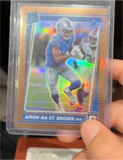2021 Panini Donruss Optic #228 Amon-Ra St. Brown — front