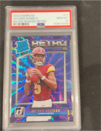 2024 Donruss #11 Jayden Daniels Rated Rookies Retro — front