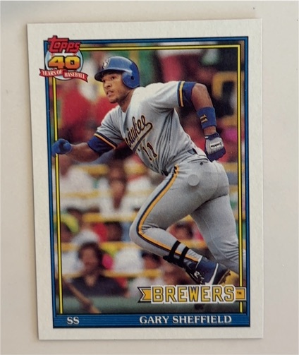 1991 Topps #68 Gary Sheffield — front