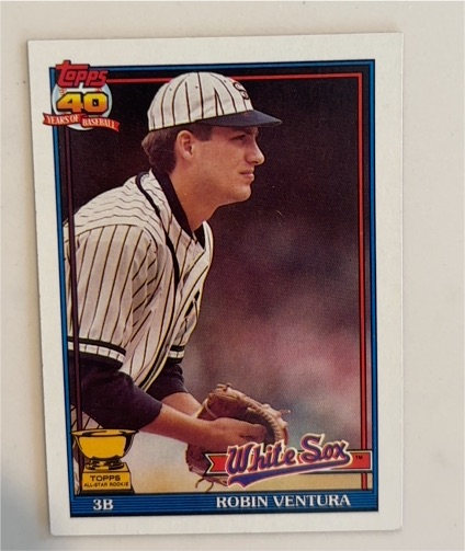 1991 Topps #461 Robin Ventura — front