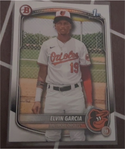 2025 Bowman #BP-124 Elvin Garcia — front