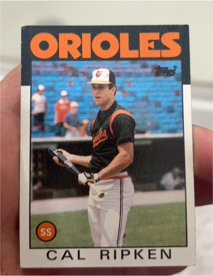 1986 Topps #340 Cal Ripken — front